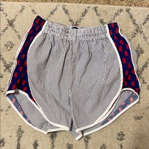 Lauren James Ole Miss Seersucker Shorties